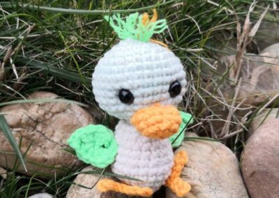 Mini amigurumi minták Lilleliistől - horgolt kiskacsa